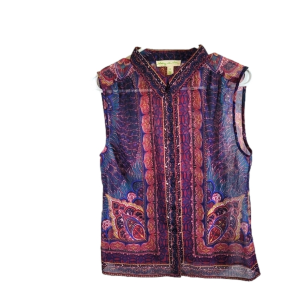 Staring at stars Anthro sheer blouse